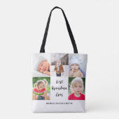 Beste oma 5 foto tote bag (Achterkant)