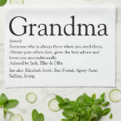 Beste Oma Aller Tijden, Oma Definitie Theedoek (Gevouwen)