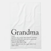 Beste Oma Aller Tijden, Oma Definitie Theedoek (Verticaal)