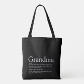 Beste Oma Aller Tijden, Oma Definitie Tote Bag (Achterkant)