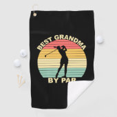 Beste oma bij Par - Golfen Golfhanddoek (Insitu)