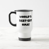 Beste Oma Black- of White-cadeautjes ter wereld Reisbeker (Links)