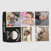 Beste Oma By Par Custom 5 Fotocollage Golfhanddoek (Horizontaal)