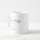 Beste Oma Cadeau Gepersonaliseerd Koffiemok (Voorkant links)