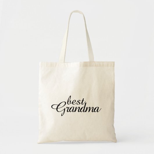 Beste oma Canvas tas, grootmoeder boodschappentas Tote Bag (Voorkant)