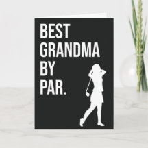 Beste oma door Par grappige golf kaart oma