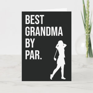 Beste oma door Par grappige golf kaart oma