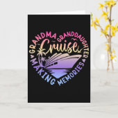 Beste Oma en Kleindochter Herinneringen voor Vakan Kaart (Gele Bloem)