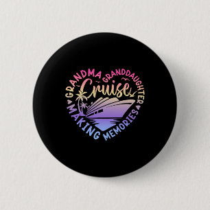 Beste Oma en Kleinzoon Herinneringen Voor Vakantie Ronde Button 5,7 Cm
