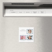 Beste oma Est aangepaste datum 3 foto cute preppy Magneet (Insitu (Vaatwasser))