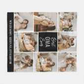 Beste OMA Ever Custom Fleece Blanket Deken (Voorkant (Horizontaal))