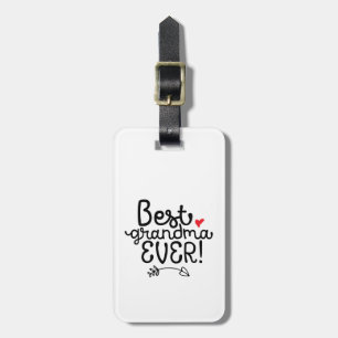 Beste oma Ever Granny oma Bagagelabel