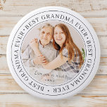 Beste oma Ever Moderne Klassieke foto Ronde Button 7,6 Cm<br><div class="desc">Dit eenvoudige en klassieke ontwerp is samengesteld uit serif typografie en voegt een douanefoto toe. "Beste oma Ever" circuleert de foto van je oma,  gramma,  oma,  oma,  oma,  oma,  oma,  mee-maw,  lla enz.</div>