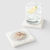 Beste oma Ever Moderne Klassieke foto Stenen Onderzetter (Zijkant)