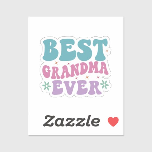 Beste oma Ever Sticker (Vel)