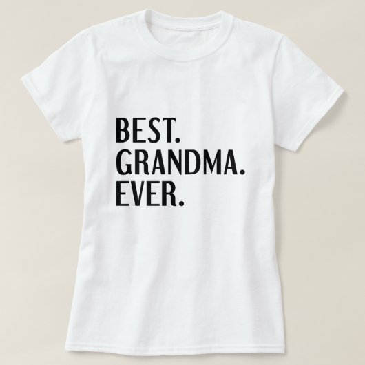 Beste oma Ever T-shirt (Design voorkant)