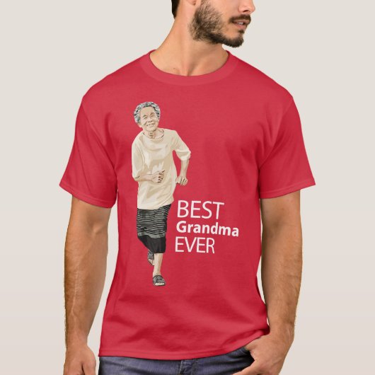 Beste oma Ever T-shirt (Voorkant)