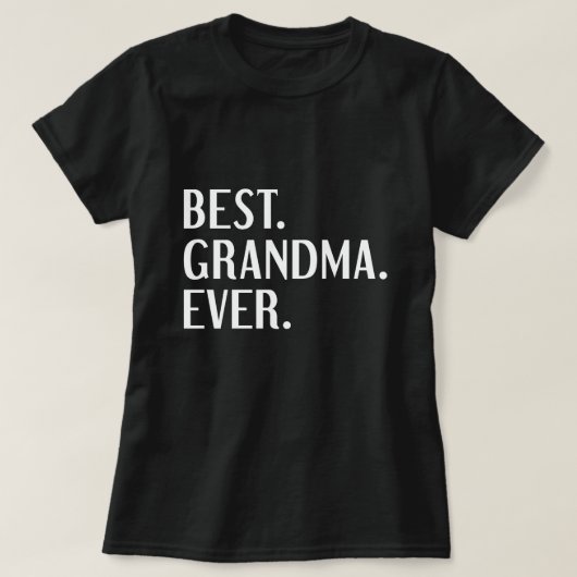 Beste oma Ever T-shirt (Design voorkant)