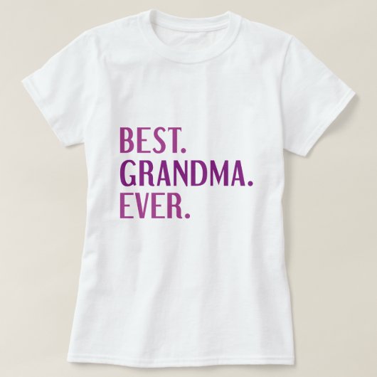 Beste oma Ever T-shirt (Design voorkant)