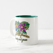 Beste oma Ever Tweekleurige Koffiemok (Voorkant links)