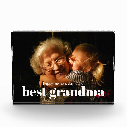 Beste oma foto grootouders dagen (Voorkant)