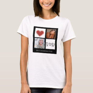 Beste oma Fotocollage T-shirt