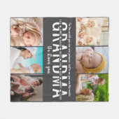 Beste oma - Grootouders Dag 6 foto Fleece Deken (Voorkant (Horizontaal))