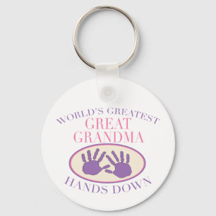 Beste Oma Hands Down T-shirt Sleutelhanger