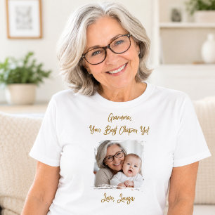 Beste oma hoofdstuk foto kleinkind t-shirt