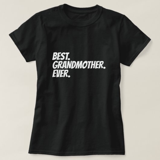 Beste oma-Humor T-shirt (Design voorkant)