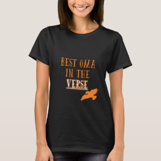 Beste Oma in het Vers T-shirt
