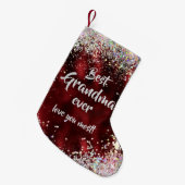 Beste oma kleine kerstsok (Voorkant (Hangend))