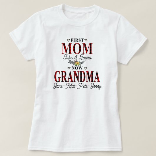 Beste oma Mimi Webb van de wereld T-shirt (Design voorkant)