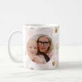 Beste Oma Mok, Daisy Floral Oma Gift Koffiemok (Links)