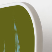 Beste Oma, Monografische initialen, Lichte Olijf Pickleball Paddle (Links Detail)