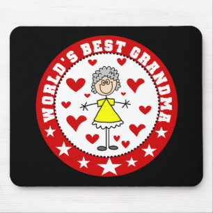 Beste oma Mousepad ter wereld Muismat