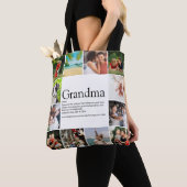 Beste oma, Oma Definitie 12 Foto Collage Tote Bag (Dichtbij)