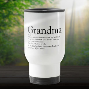 Beste oma oma-definitie aller tijden reisbeker