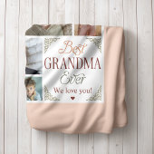 Beste oma ooit 10 fotocollage fleece deken
