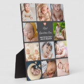 Beste oma ooit 11-foto collage fotoplaat (Zijkant)