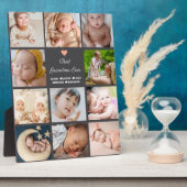 Beste oma ooit 11-foto collage fotoplaat (Zijkant)