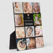Beste oma ooit 11-foto collage fotoplaat (Zijkant)