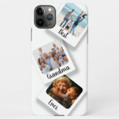 Beste oma ooit 3 foto retro wit iPhone hoesje (Achterkant)