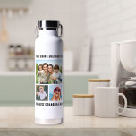 Beste oma ooit 3 foto waterfles<br><div class="desc">Geef de beste oma ooit een leuk cadeau met deze aangepaste foto college waterfles. Eenvoudig te personaliseren met 3 foto's van haar kleinkinderen en familie. Je kunt "Deze Drink behoort toe aan" en "Beste oma ooit" personaliseren op iets soortgelijks in lengte en of ze nana, grammy, gigi, abuela, enz. wordt...</div>