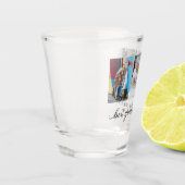 Beste oma ooit 3 fotocollage shot glas (Links)