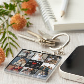 Beste oma ooit 4 foto collage leuk aandenken sleutelhanger (Voorkant Rechts)