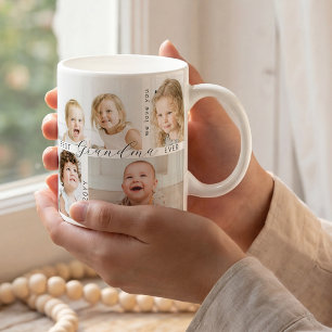 Beste oma ooit 4 foto kleinkinderen koffiemok