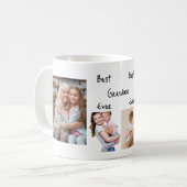 Beste oma ooit 5 foto collage schattig koffiemok (Voorkant links)
