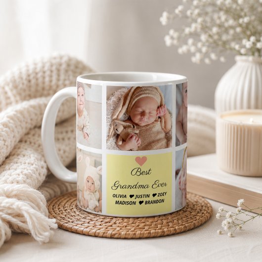 Beste oma ooit 8-foto collage koffiemok