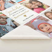 Beste oma ooit 8 foto collage oma sherpa deken (3/4)